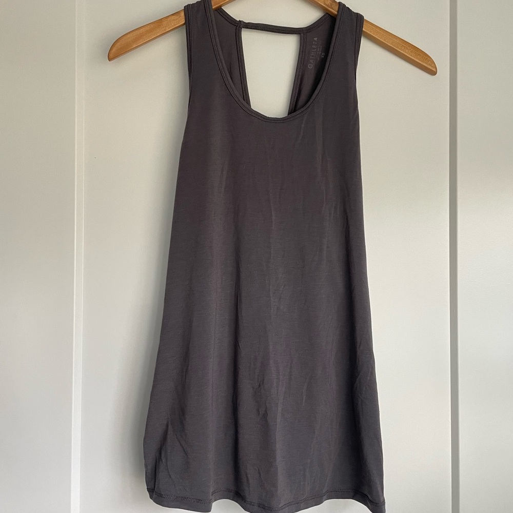 ATHLETA Grey Active Tank Top size extra small